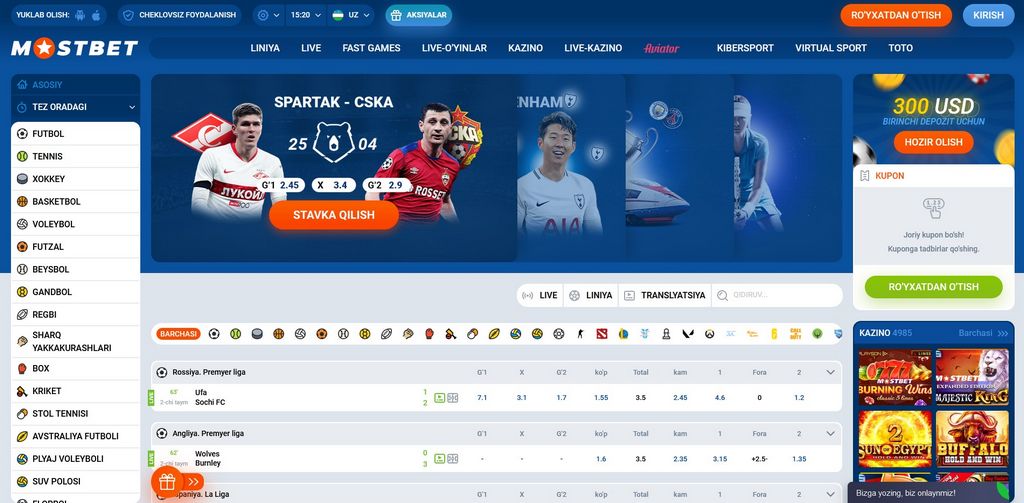 Just how to bet on sports in Mostbet?